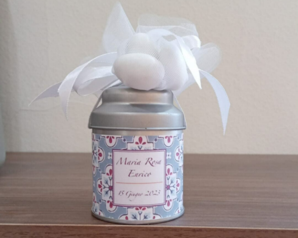Bomboniera in lattina personalizzabile - immagine 2