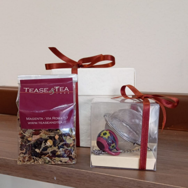 Bomboniera con infusore - immagine 2