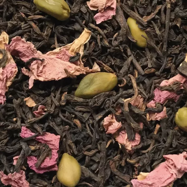 Lattina mignon tè pu erh Pistacchio e Peonia - immagine 2