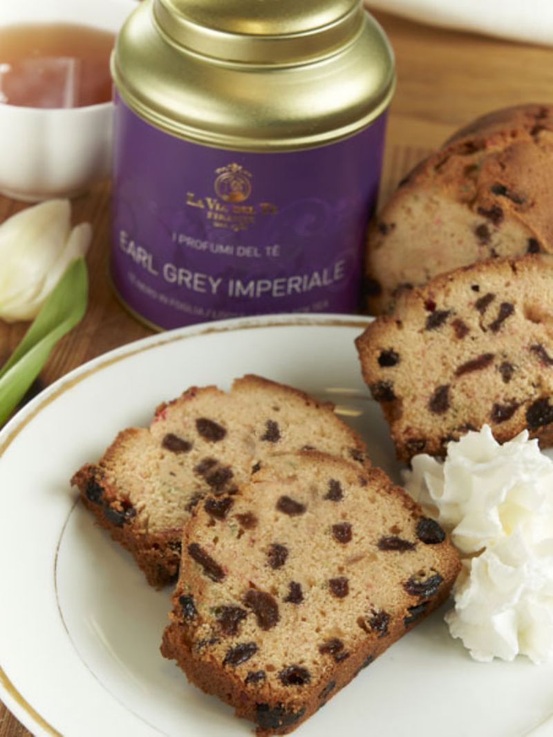 Plumcake al cioccolato e Earl Grey